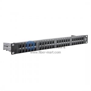 48 Ports Cat6 High-Density Unshielded Patch Panel 1U