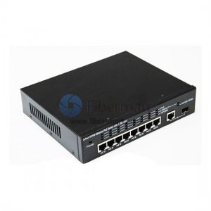 8-Port 10/100M POE Switch with 1-Port Giga Combo SFP Slot