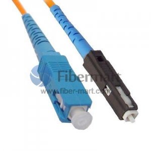 SC/UPC-DIN/UPC 单芯多模 100/140um 3.0mm 光纤跳线 5米