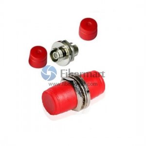 FC/UPC to FC/UPC Simplex Round Big D Type Metal Fiber Adapter