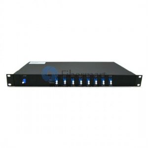 8 channels, Type B, 1RU Rack Mount, Simplex BIDI, DWDM Mux & Demux