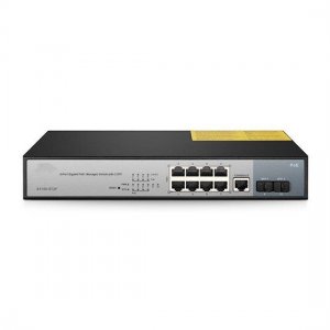8-Port Gigabit PoE+ Managed Switch with 2 SFP, 150W