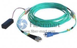 SC-ST Duplex OM3 Multi-mode (50/125) Tracer fiber patch cord