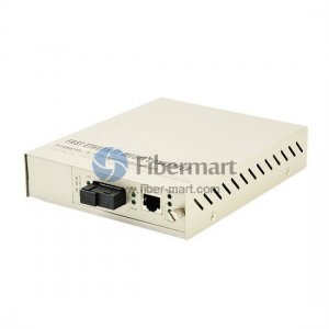 20km 10/100/1000M Single Fiber 1550nmTx/1310nmRx Stand-alone Management Media Converter