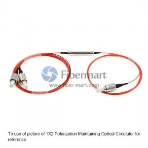 PM Circulator 2X2 1550nm Polarization Maintaining Circulator Slow Axis