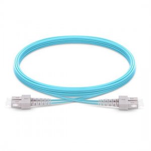 1M SC UPC to SC UPC Duplex 2.0mm LSZH OM4 Bend Insensitive Fiber Patch Cable