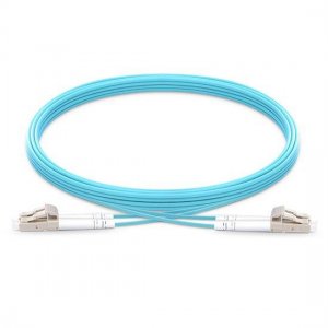 10M LC UPC to LC UPC Duplex 2.0mm PVC(OFNR) OM4 Bend Insensitive Fiber Patch Cable