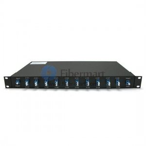 5 channels 1RU Rack Mount Simplex DWDM OADM East-and-West