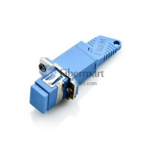 E2000/UPC转SC/UPC混合单工SM/MM塑料光纤适配器