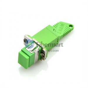 E2000/APC to SC/APC Hybrid Singlemode Simplex Plastic Fiber Adapter online Sale