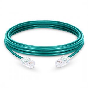 Cat6 Nonbooted Unshielded (UTP) Ethernet Network Patch Cable, Green PVC, 10m (32.81ft)