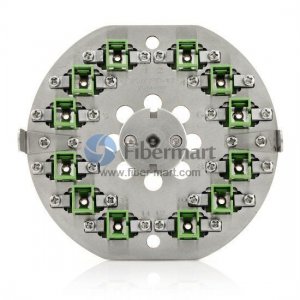 Polishing Fixture/Holder for SC/APC 12 Connectors - Complete