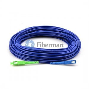 SC/UPC to SC/APC Simplex Singlemode 9/125 Armored Patch Cable