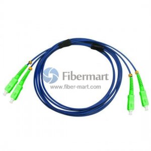 SC/APC to SC/APC Duplex Singlemode 9/125 Armored Patch Cable