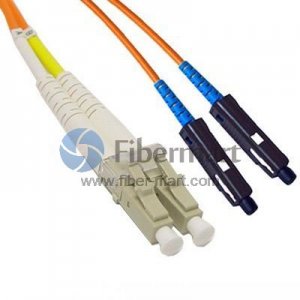 LC-MU Duplex OM2 50/125 Multimode Fiber Patch Cable