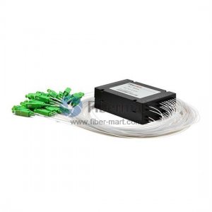 2x16 Fiber PLC Splitter with Plastic ABS Box Package