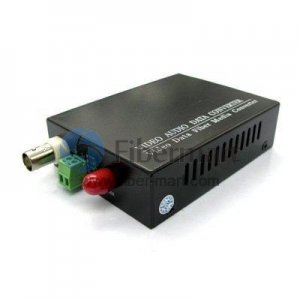 1 Channel Video & 1 Channel Bi-Directional Data & Ethernet to Fiber SM 20km Optical Video Multiplexer