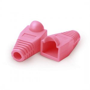 RJ45 Snagless Boot Cover 6.0mm OD Pink, 50/Pack
