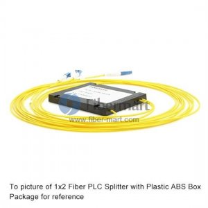 2x4光纤PLC分路器，带塑料ABS盒封装