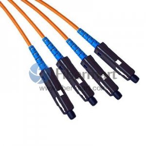 MU/UPC-MU/UPC Duplex Multimode 100/140um 3.0mm Fiber Patch Cable