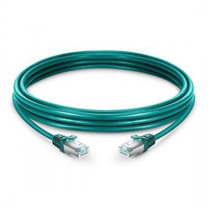 Cat6 Snagless Booted Shielded (STP) Ethernet Network Patch Cable, Green PVC, 10m (32.81ft)