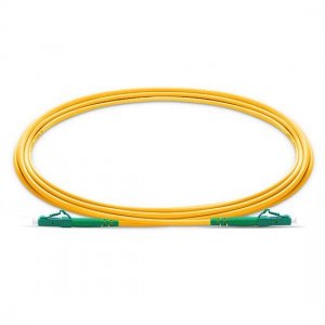 10M LC APC to LC APC Simplex 2.0mm PVC(OFNR) SMF Bend Insensitive Fiber Patch Cable