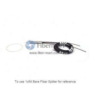 2x64 Bare Fiber PLC Splitter 250μm Bare Fiber