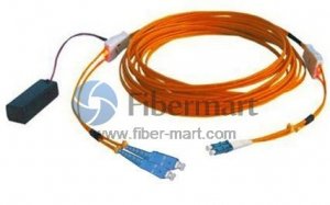 SC-LC Duplex Multi-mode OM2(50/125) Tracer fiber patch cord