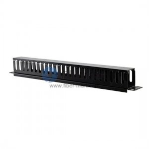 1U Single-side Horizontal Cable Management Panel with Plastic HHT-LXB