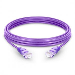 Cat5e Snagless Unshielded (UTP) Ethernet Network Patch Cable, Purple PVC, 10m (32.81ft)