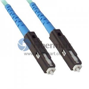 MU-MU Simplex OM3 50/125 Multimode Fiber Patch Cable