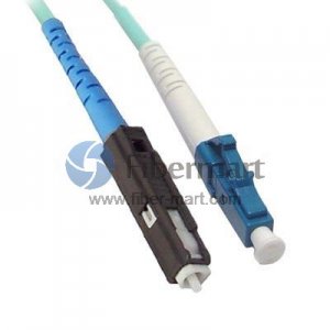 LC-MU Simplex OM3 50/125 Multimode Fiber Patch Cable