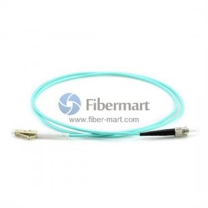 ST-LC Simplex OM4 50/125 Multimode Fiber Patch Cable