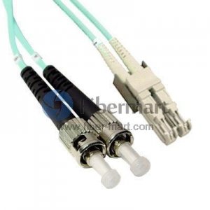 ST-E2000 Duplex OM4 50/125 Multimode Fiber Patch Cable