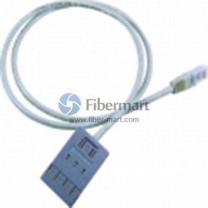 1m 4 Pair Cat 5e 110 to RJ45 Patch Cable