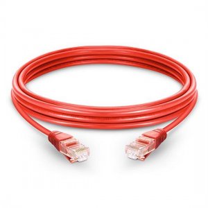 Cat5e Snagless Unshielded (UTP) Ethernet Network Patch Cable, Red LSZH, 10m (32.81ft)