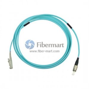FC-E2000 Simplex OM4 50/125 Multimode Armored Fiber Patch Cable
