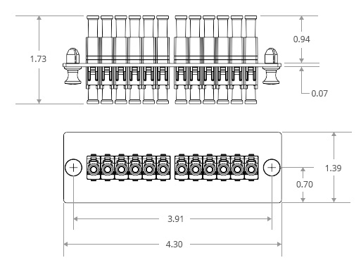 panduit opticom FAP12WAQLCZ