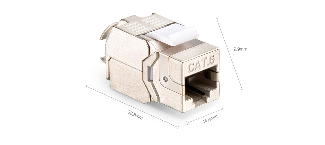 Keystone Jacks Cat6 Toolless Keystone Network Jack Module