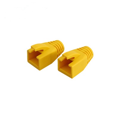 Yellow color RJ45 Boot Cover