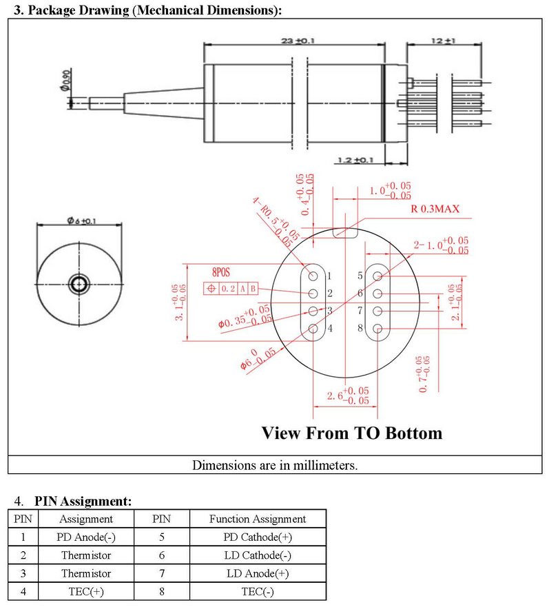 TO60 DIODES DIMENSION